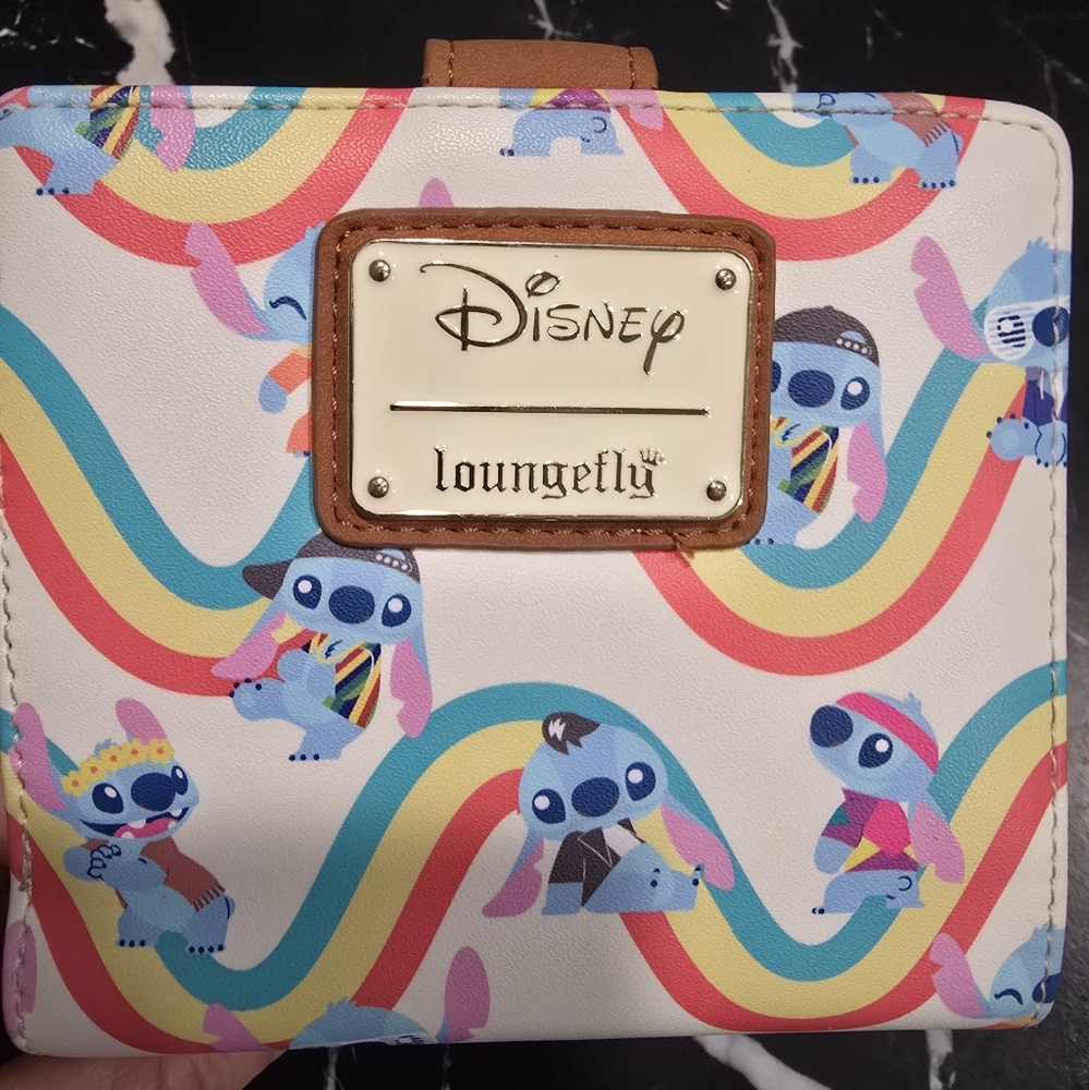 Loungefly Stitch Rainbow Wallet
